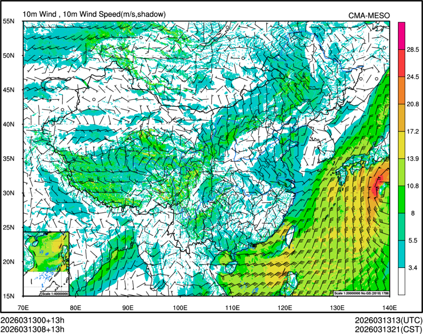 03/13 08时 +013小时