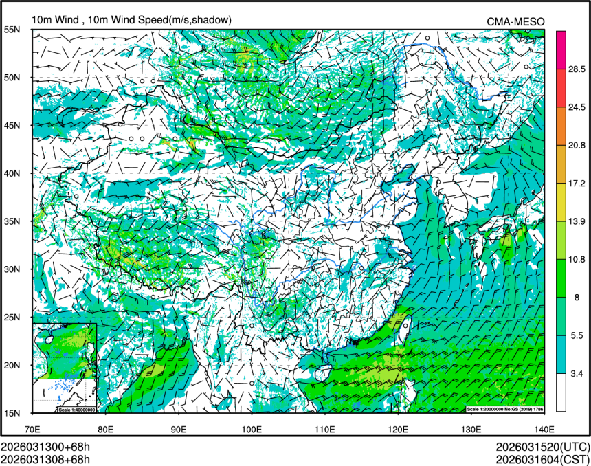 03/13 08时 +068小时