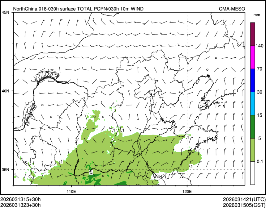 03/13 23时 +030小时