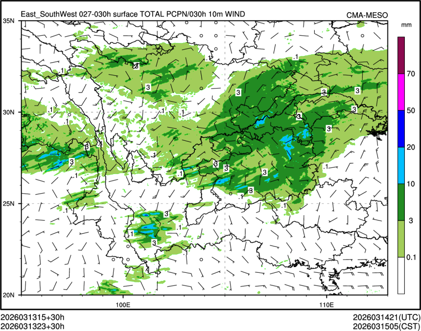 03/13 23时 +030小时