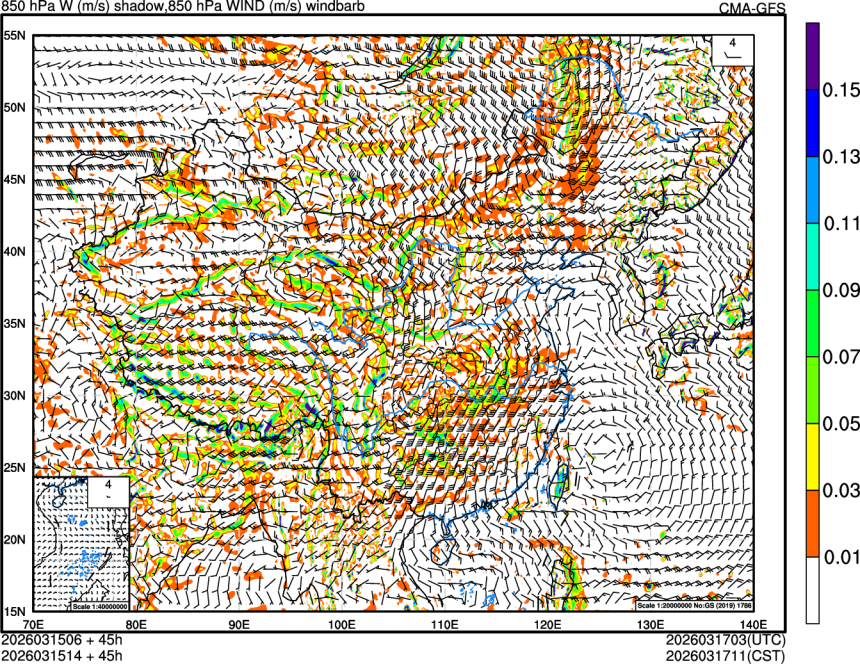03/15 06时 +045小时