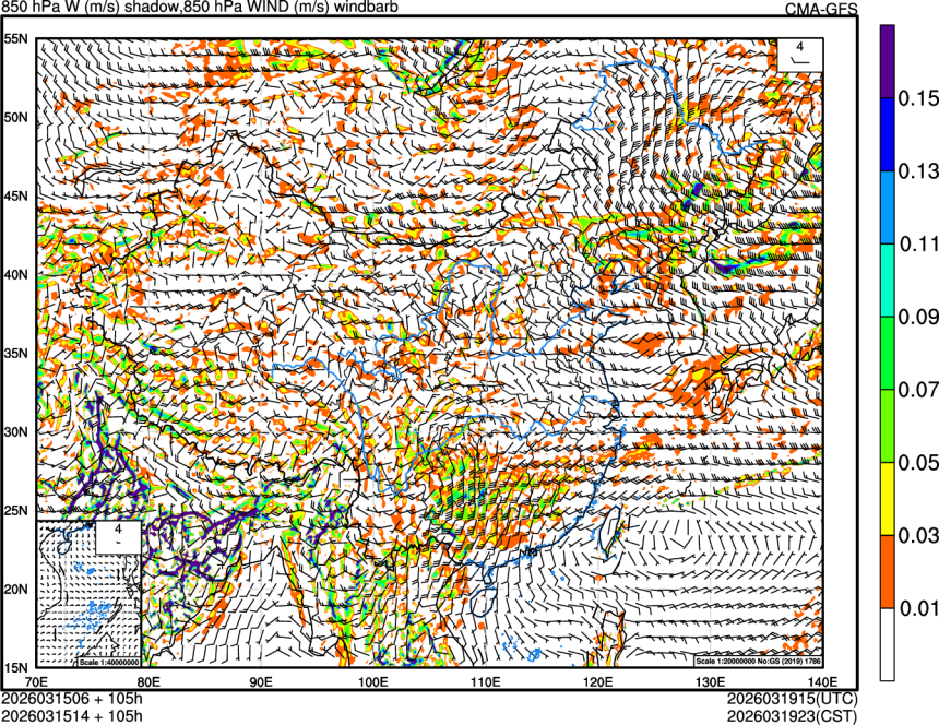 03/15 06时 +105小时