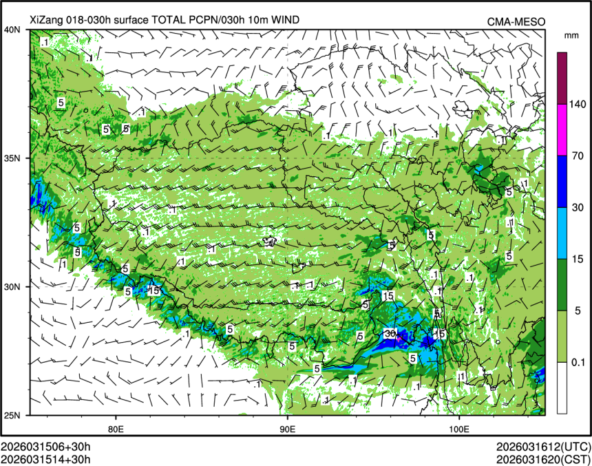 03/15 14时 +030小时