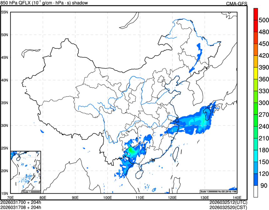 03/17 00时 +204小时