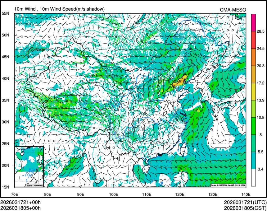 03/18 05时 +000小时