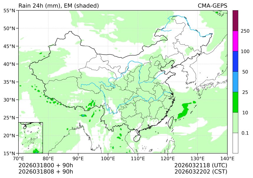 03/18 08时 +090小时