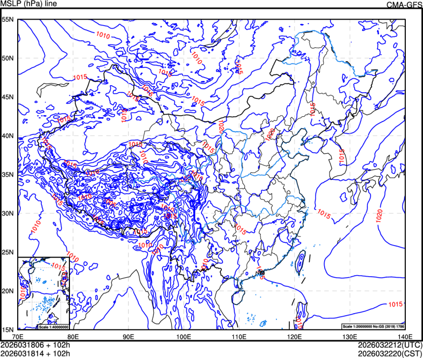 03/18 06时 +102小时