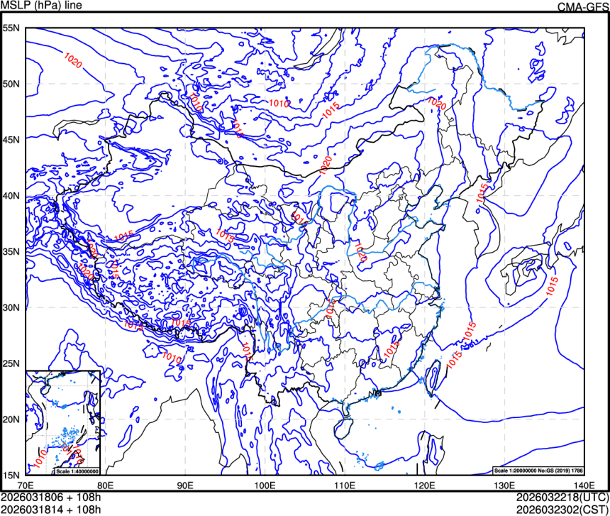 03/18 06时 +108小时