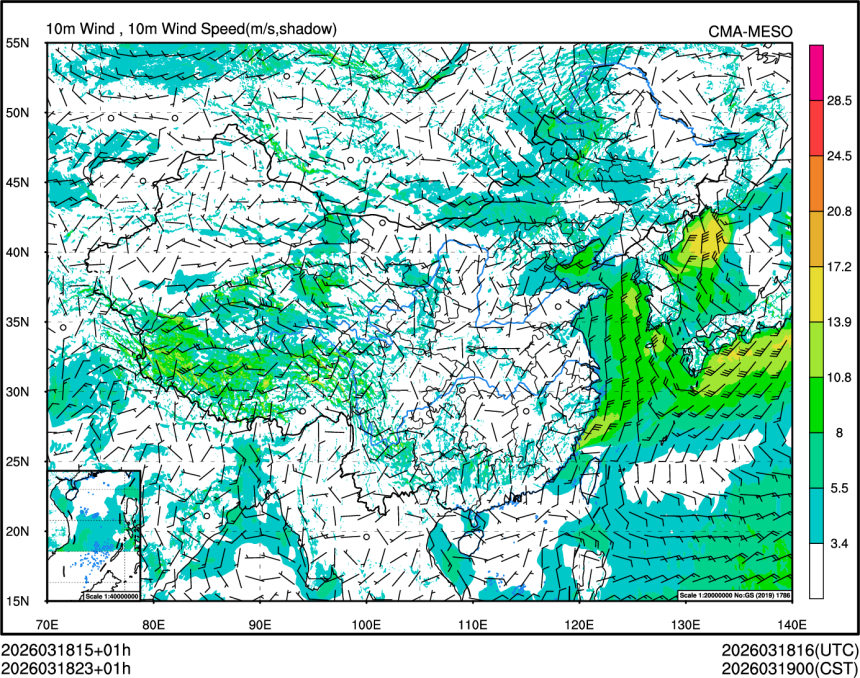 03/18 23时 +001小时