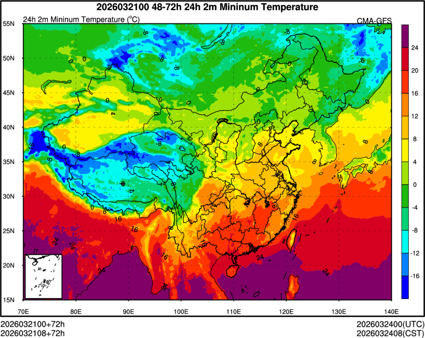 03/21 00时 +072小时