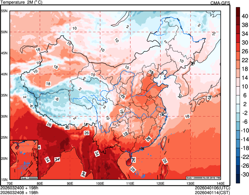 03/24 00时 +198小时