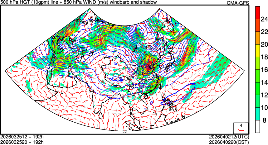 03/25 12时 +192小时