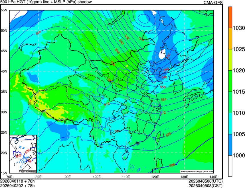 04/01 18时 +078小时