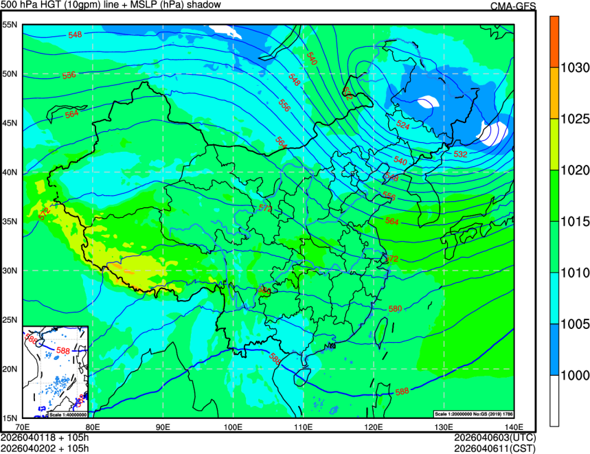 04/01 18时 +105小时