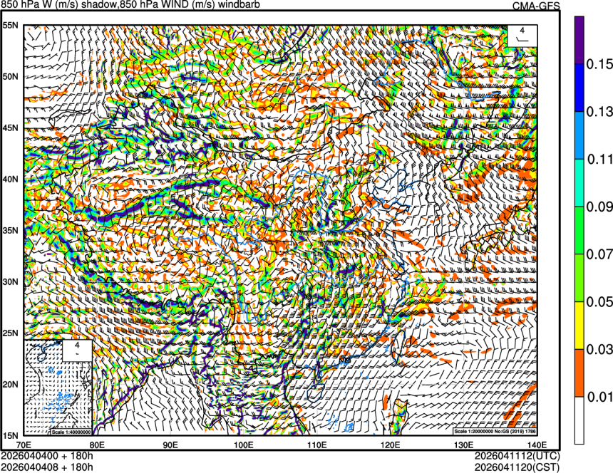 04/04 00时 +180小时