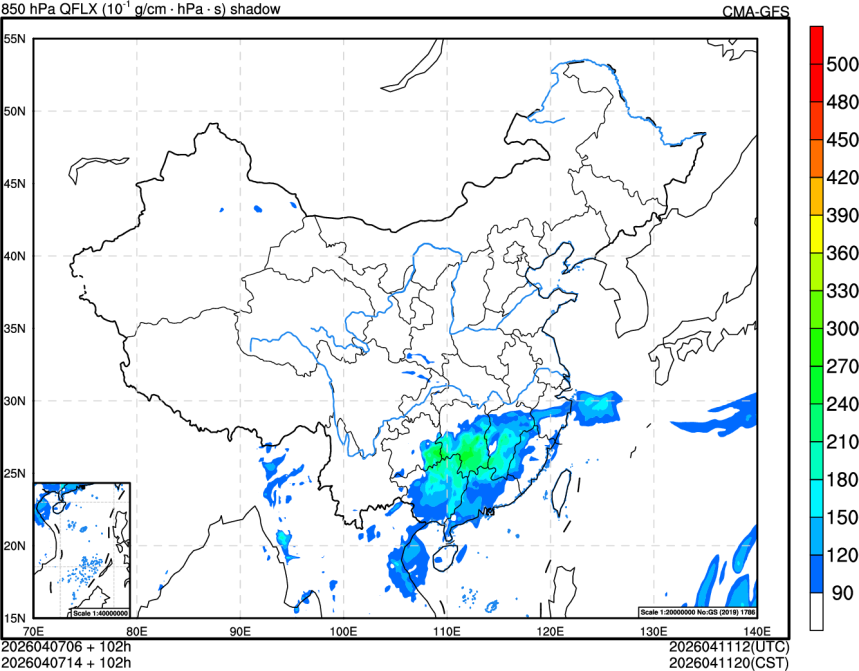 04/07 06时 +102小时
