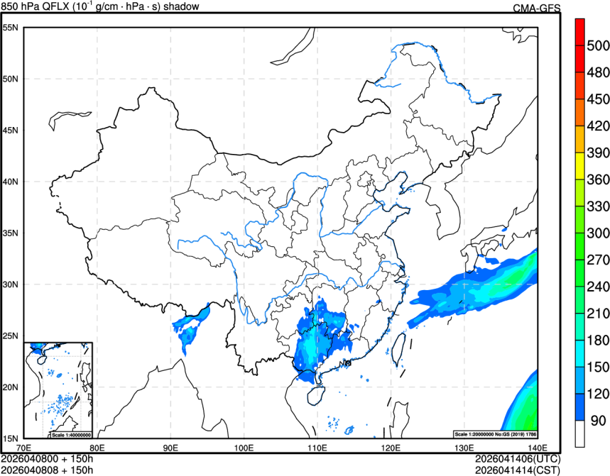04/08 00时 +150小时