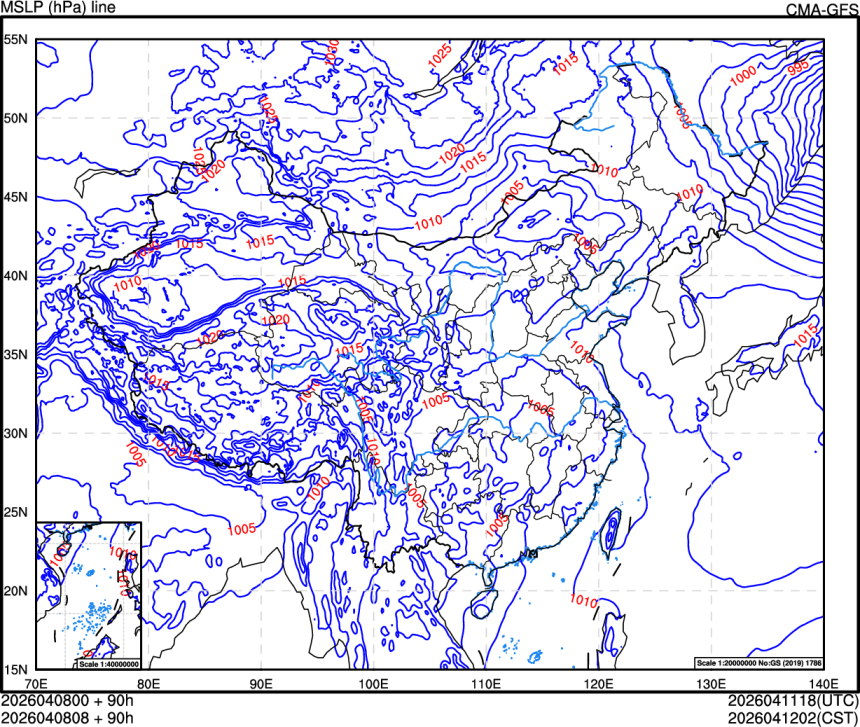 04/08 00时 +090小时