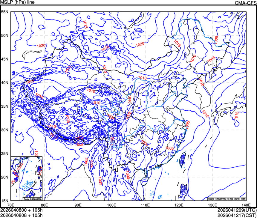 04/08 00时 +105小时