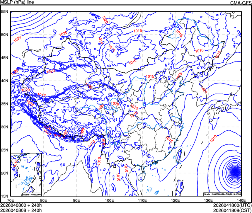 04/08 00时 +240小时