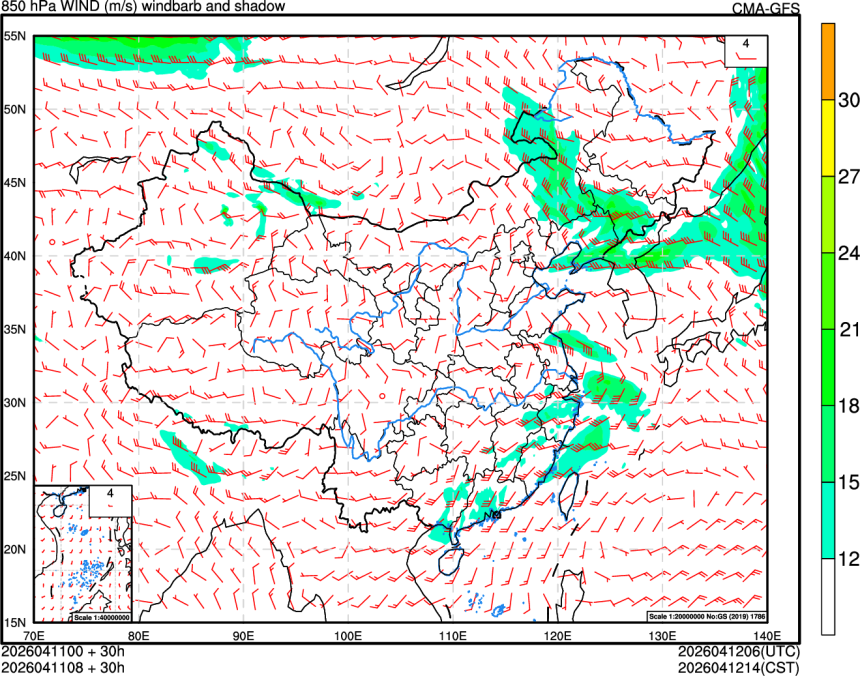04/11 00时 +030小时