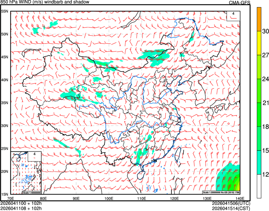 04/11 00时 +102小时