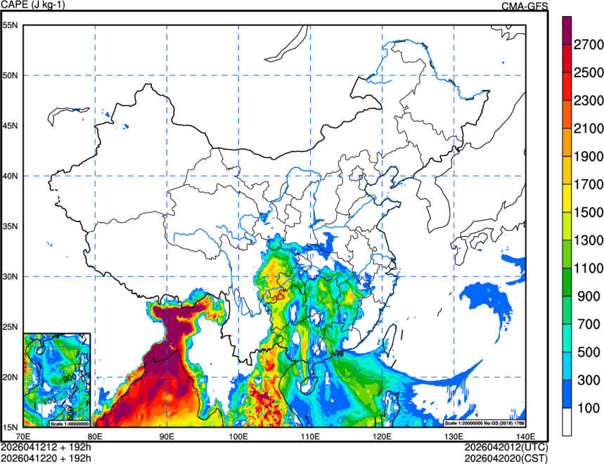 04/12 12时 +192小时