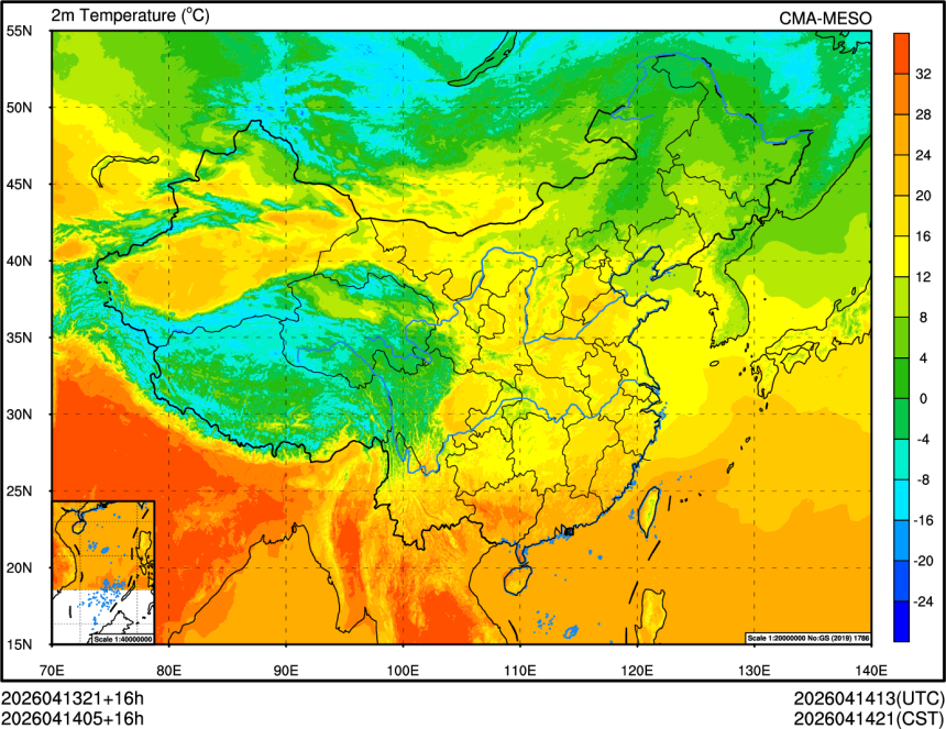 04/13 21时 +016小时