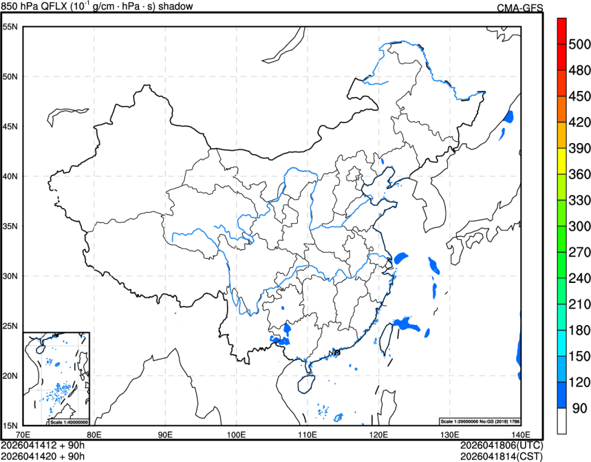 04/14 12时 +090小时