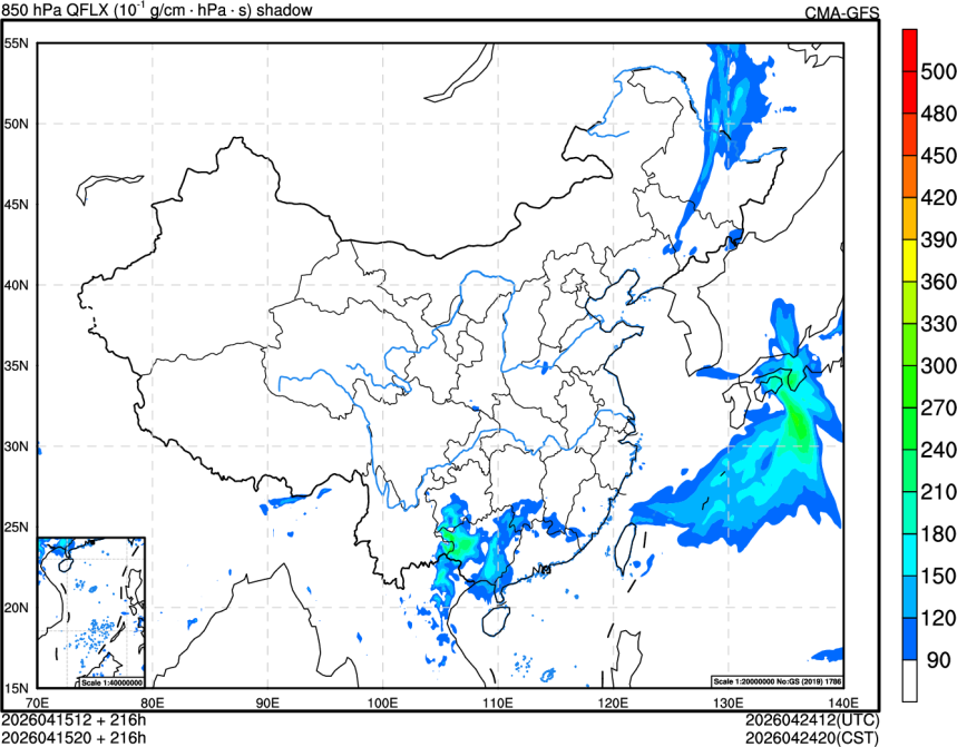 04/15 12时 +216小时