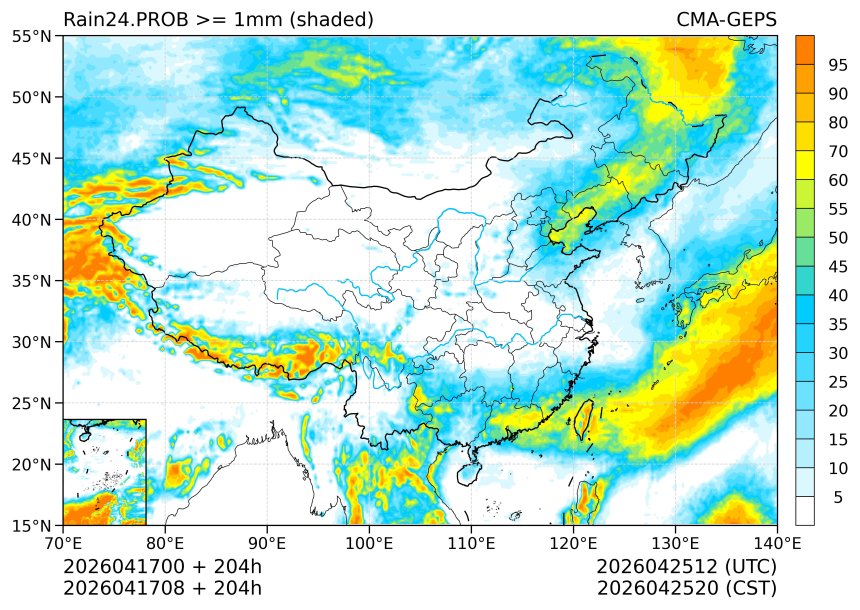 04/17 08时 +204小时