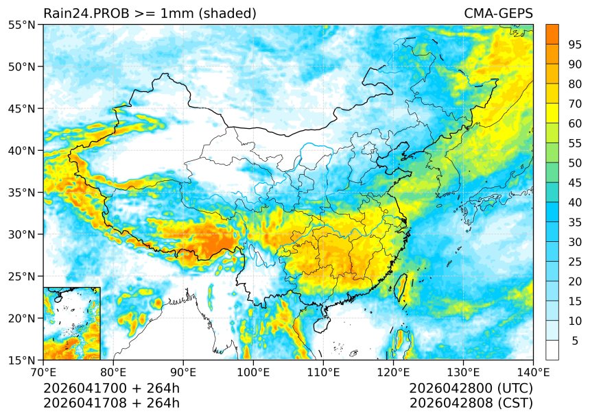 04/17 08时 +264小时