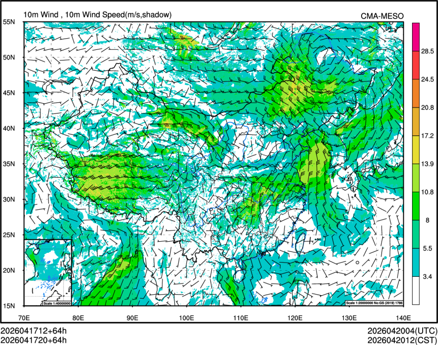 04/17 20时 +064小时