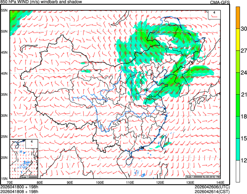 04/18 00时 +198小时