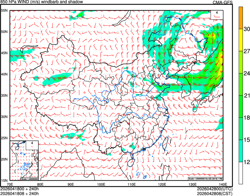 04/18 00时 +240小时
