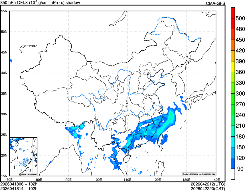 04/18 06时 +102小时
