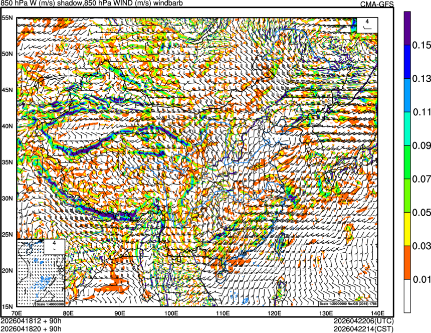 04/18 12时 +090小时