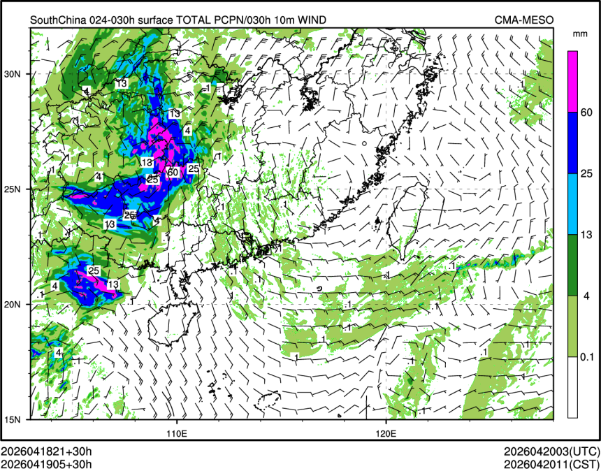 04/19 05时 +030小时