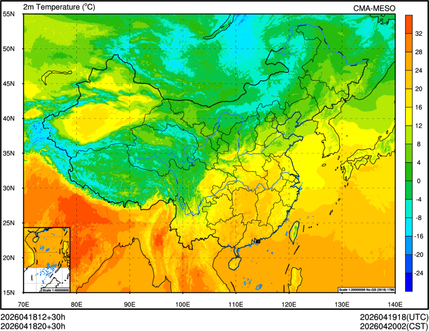 04/18 12时 +030小时