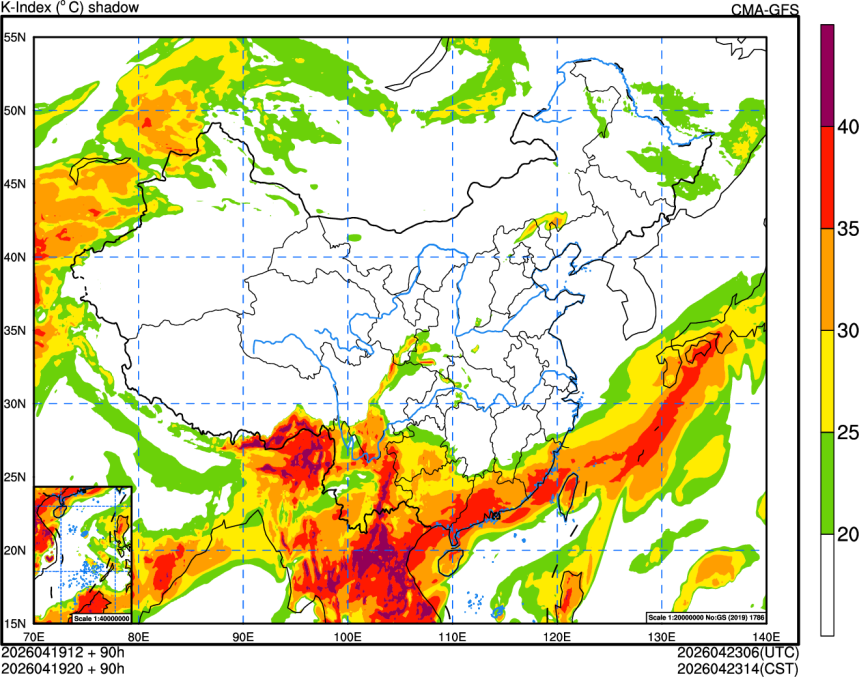 04/19 12时 +090小时
