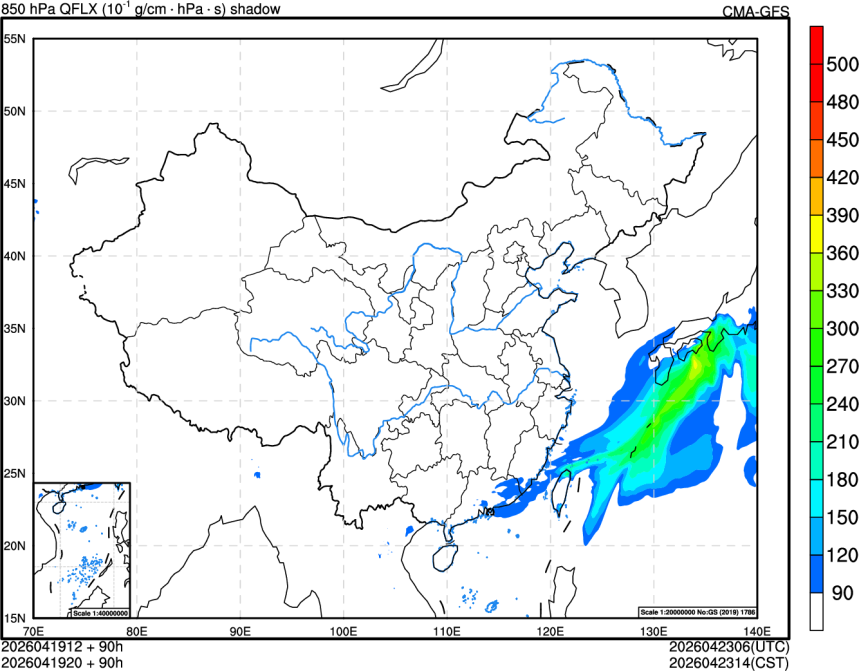 04/19 12时 +090小时