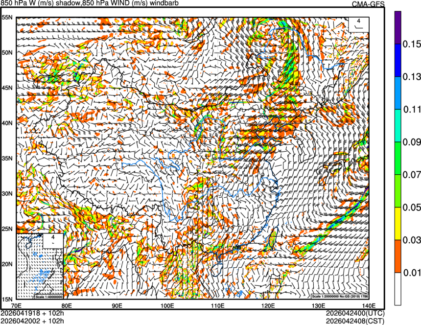 04/19 18时 +102小时