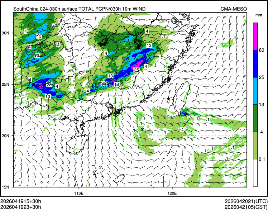 04/19 23时 +030小时