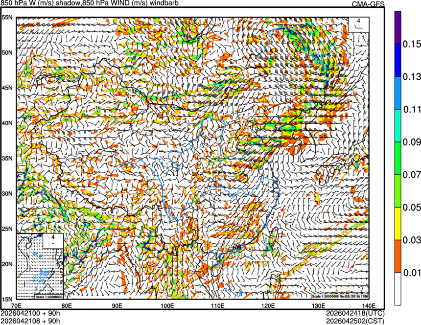 04/21 00时 +090小时