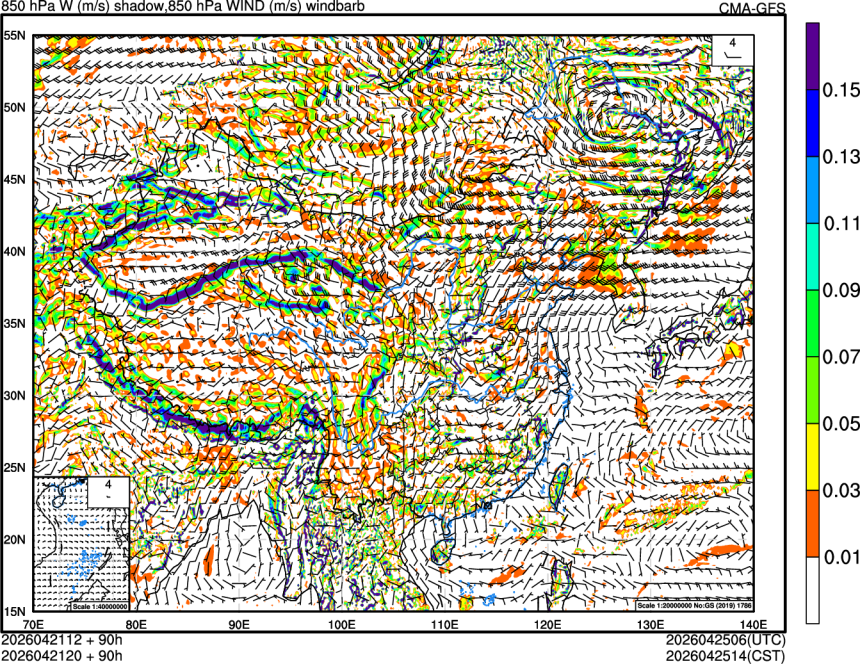 04/21 12时 +090小时