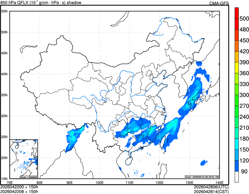 04/22 00时 +150小时