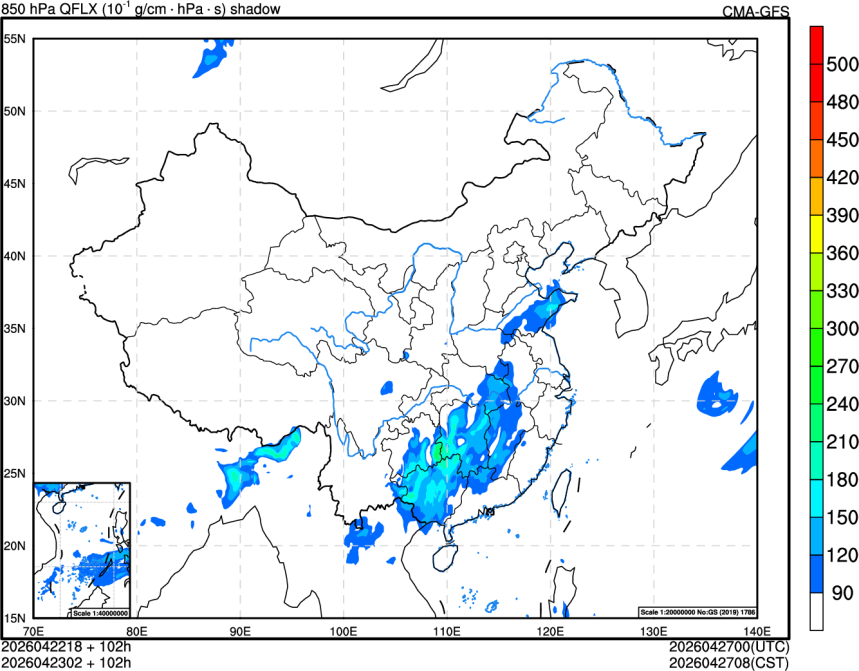 04/22 18时 +102小时