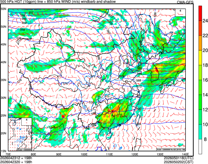 04/23 12时 +198小时