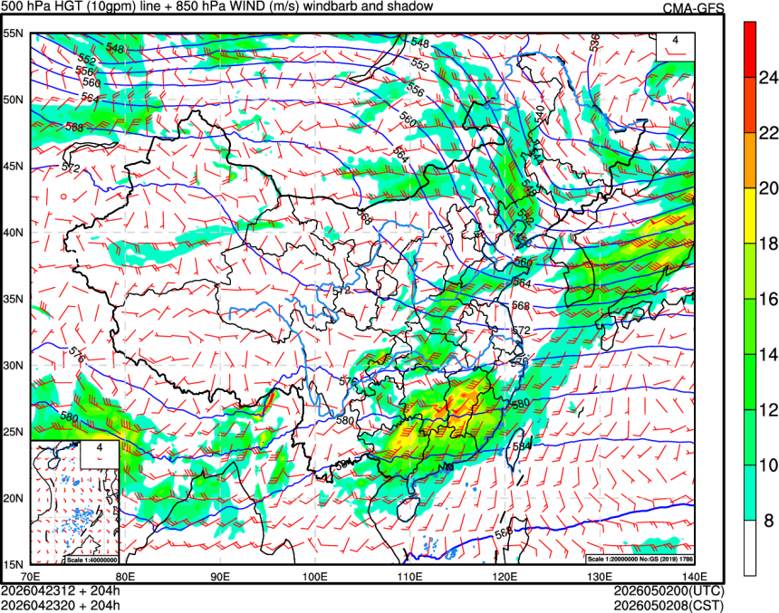 04/23 12时 +204小时