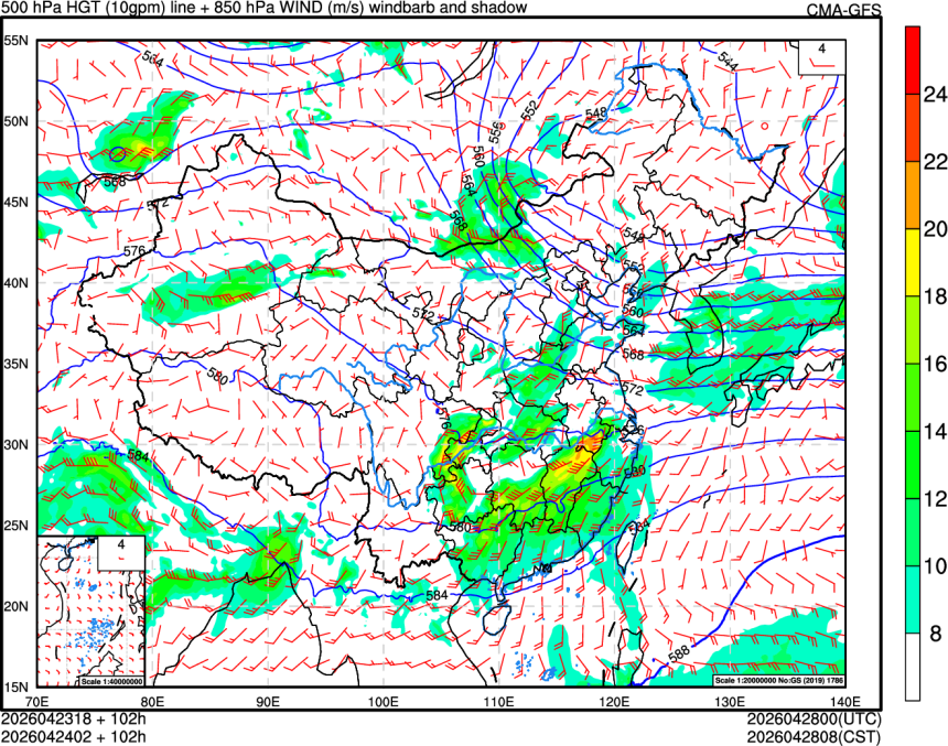 04/23 18时 +102小时